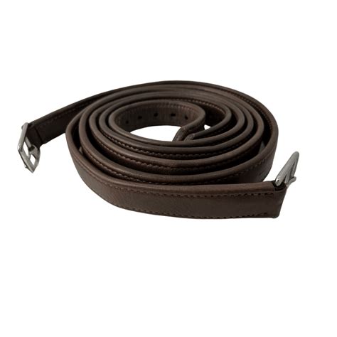English Double Leathers Brown 52 Natural Horseman Saddles