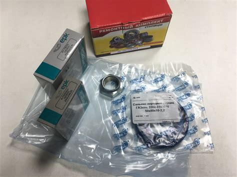 РК передней ступицы ГАЗель, Соболь (подшипники Волжский стандарт ...