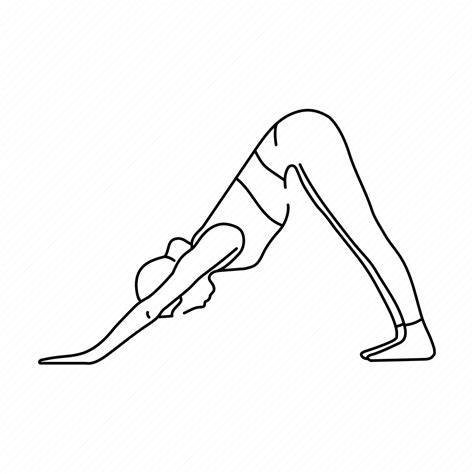 Downward Facing Dog Adho Mukha Svanasana Icon Download On Iconfinder