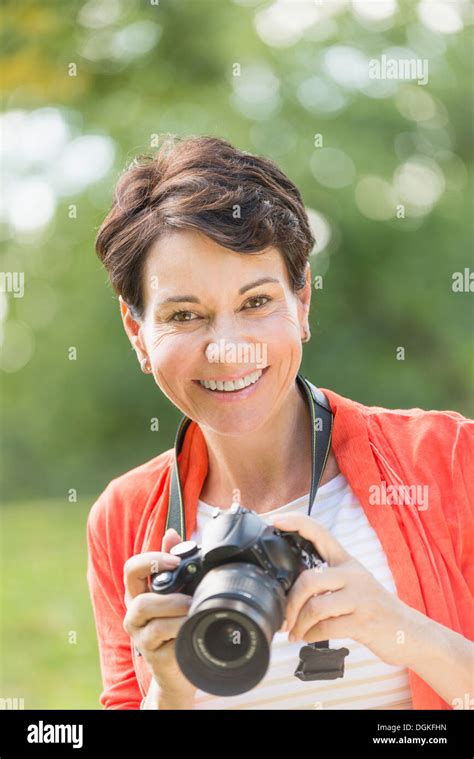 Mature Female Outdoors Looking Camera Hi Res Stock Photography And Images Alamy