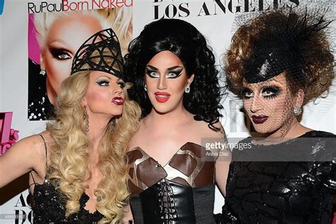 Courtney Act Bianca Del Rio And Adore Delano Attend Logo Tvs