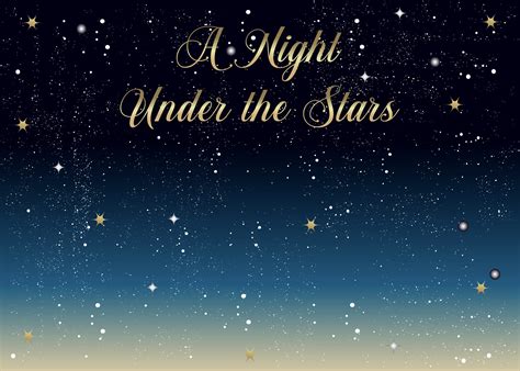 Stars Starry Night Under the Stars Party Backdrop Banner - Etsy UK