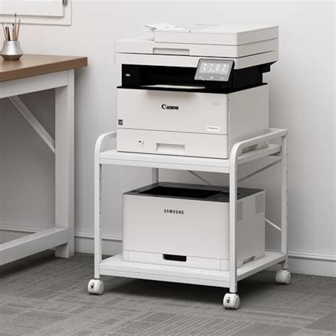 Fannova White Printer Stand 236 X189 X 30 Inches Big