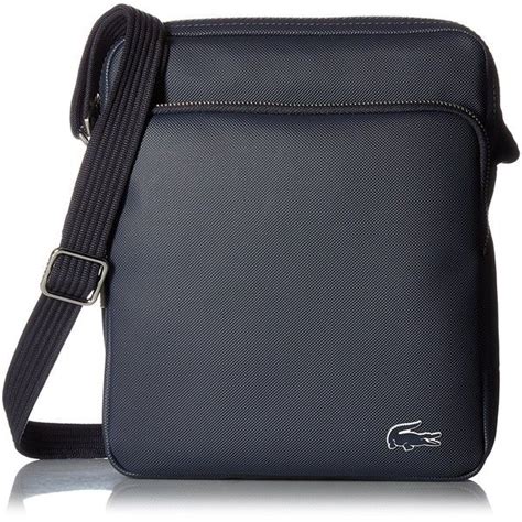 Lacoste Men S Crossover Bag With Pockets Rub Liked On Polyvore