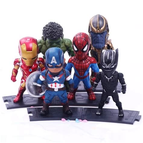 Figurki Avengers Marvel Spiderman Iron Man Sztuk Allegro Pl