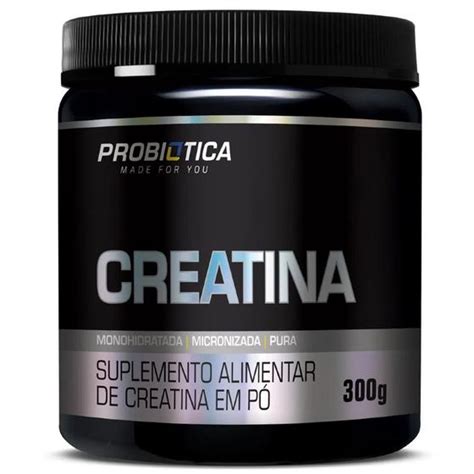 Creatina Monohidratada Micronizada Pura pó 300g Probiótica PROBIOTICA