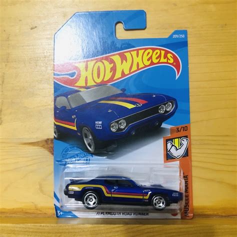 Hot Wheels Plymouth Road Runner Muscle Mania Shopee Malaysia