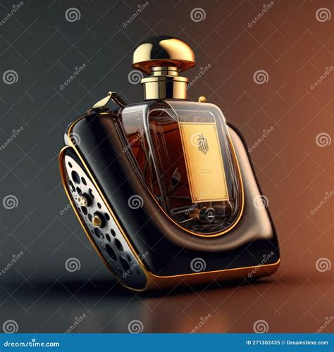 Bottle Design for Expensive Men Niche Fragrances . Stock Image - Image