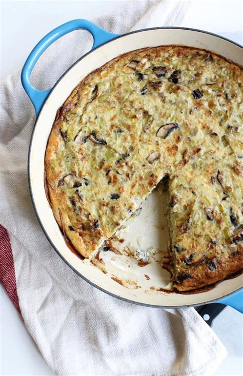 Leek And Mushroom Quiche Gluten Free — Beloved Kitchen Mushroom