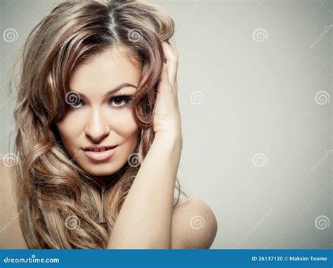 Curly Hair Stock Photo Image Of Beautiful Fashion Naked
