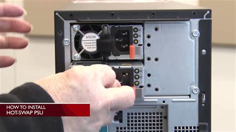 Lenovo Thinkserver Ts Installing A Hot Swap Psu Youtube
