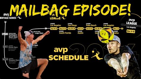 Mailbag Talking Avp Schedule Hand Setting Rules Olympic Race And