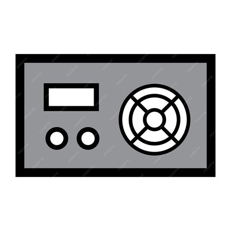 Modelo de design de vetor de logotipo de ícone de fonte de alimentação