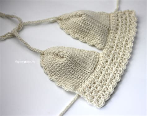 Crochet Bikini Top Repeat Crafter Me
