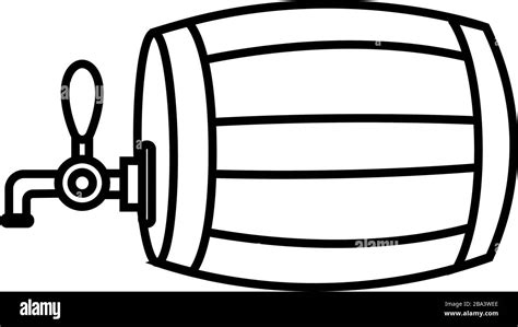 Isolated Beer Barrel Icon Stock Vector Image And Art Alamy