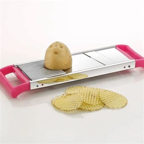 Semi Automatic Stainless Steel Potato Chips Slicer At Rs 60 In Rajkot