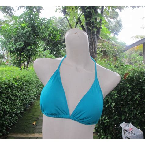 Sujetador De Bikini Hnm Green Talla S Fit Espuma Fina Sin Alambre Shopee Colombia