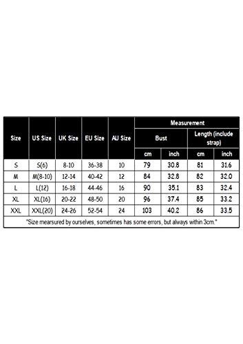 RSLOVE Women Sexy Lingerie Chemise Nightgown Babydoll Sleepwear Lounge Dress Nightwear Gray M