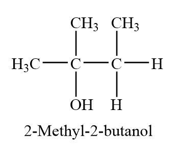 methyl  propanol structure