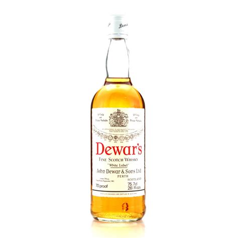 Dewars White Label Scotch Whisky 1970s Whisky Auctioneer
