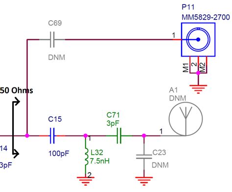 CCS CC1350 Miniature Helical PCB Antenna DN038 Impedance Matching