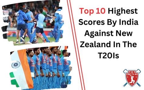 Top 10 Highest Scores By India Against New Zealand In The T20Is Crictv4u