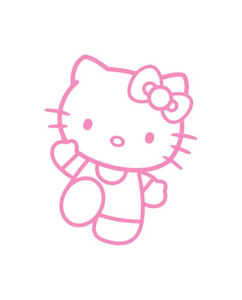 Pegatina Hello Kitty Hk4 Adhesivosnatos