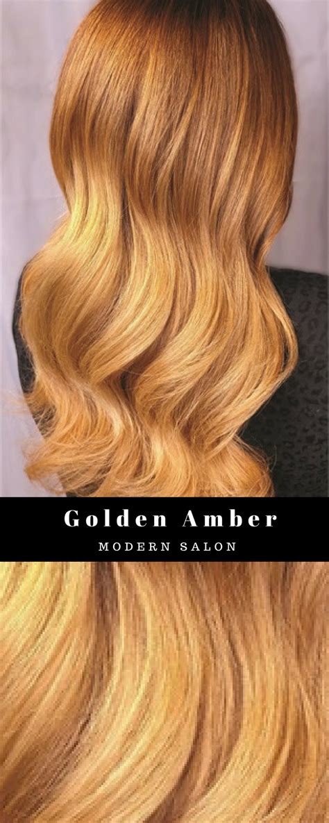 warm amber color melt  pravana color melting hair amber hair