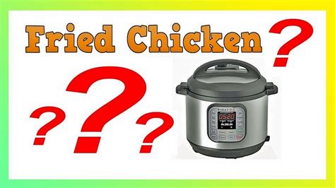 Pressure Cooker Fried Chicken Youtube