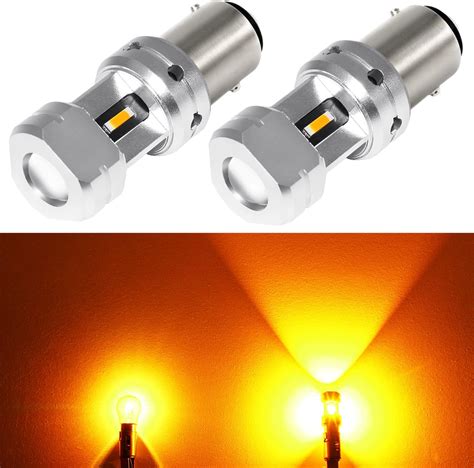 Phinlion Amber Led Turn Signal Light Bulbs Super Bright