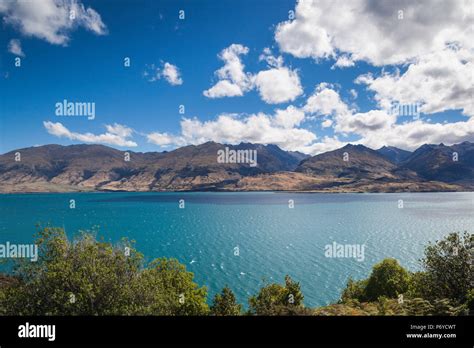 New Zealand South Island Otago Wanaka Area Lake Wanaka Stock Photo