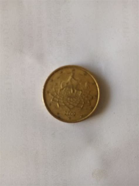 50 EURO Cent Kovanica 2002 Italia