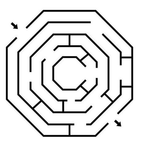 Printable Hexagon Maze Easy Difficulty Artofit