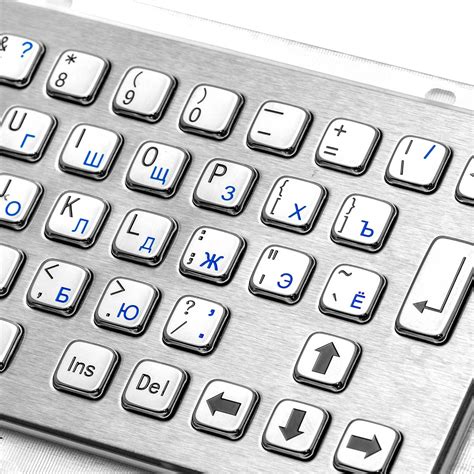 Металлическая антивандальная встраиваемая клавиатура, USB, Alt, Win ...