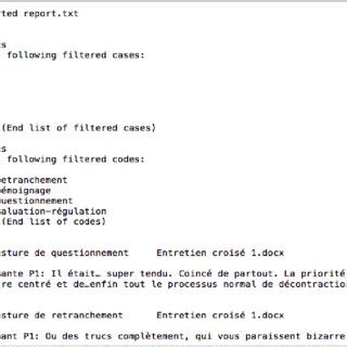 Rapport D Analyse En Fonction Des Quatre Dimensions De La R Flexivit