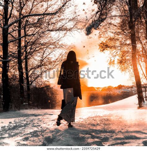 Sunset Photo Barefoot Latina Woman Wearing AI Generated Image 2359725429 Shutterstock
