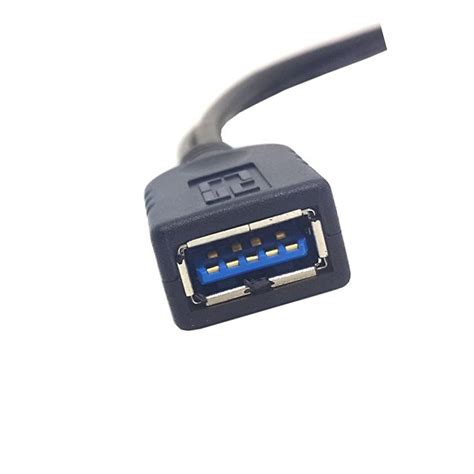 Plugadget USB 3.0 Female to Dual USB Male Extra Power Data Y Extension