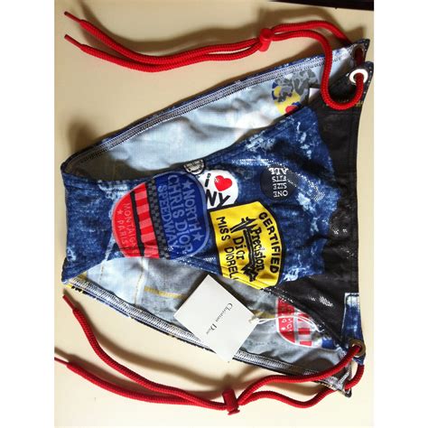 Christian Dior Maillot de bain pièces Bikini Synthétique Multicolore ref Joli Closet
