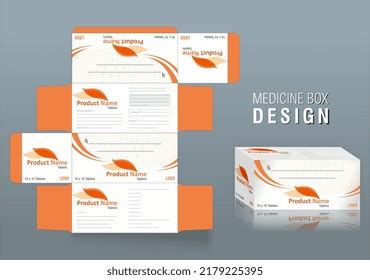 Medicine Box Design Pharma Design Stock Illustration 2179229771