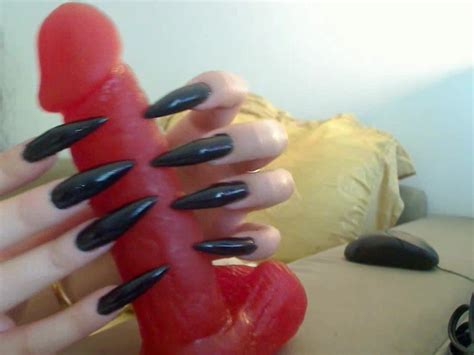 Long Black Nails Handjob Dildo Sex Toy Sex Toy Porn XHamster