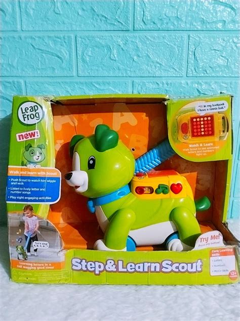 Leapfrog Step And Learn Scout Hobbies And Toys Toys And Games On Carousell