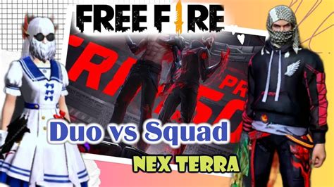 Nex Terra Free Fire Max Duo Vs Squad New Gameplay Katajari Viral