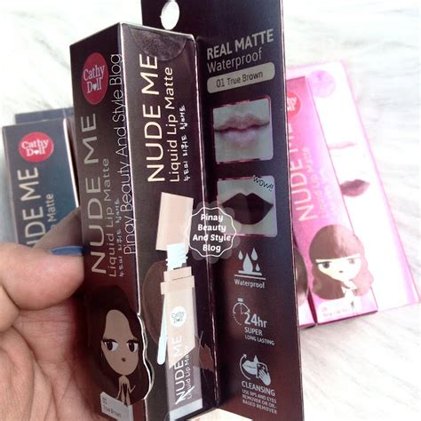 Review Cathy Doll Nude Me Liquid Lipstick Swatches Long Lasting Matte