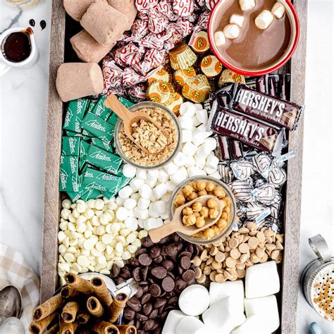 Hot Chocolate Charcuterie Board Customizable Lil Luna