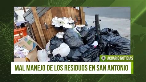 Denuncian Mal Manejo De Los Residuos En San Antonio De Pereira Youtube