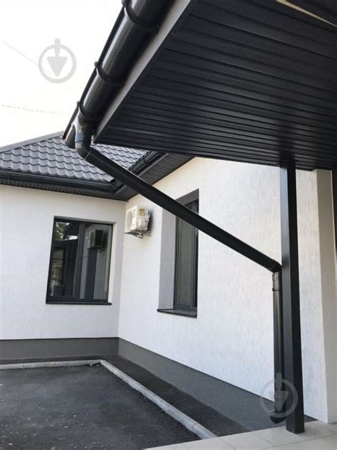 ᐉ Желоб водосточный PROFiL 90 мм 3м графит • Купить в Киеве, Украине ...