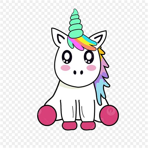 Cute Unicorns Vector Illustration PNG Transparent 48 OFF