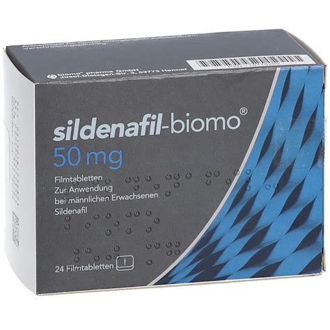 SILDENAFIL-biomo 50 mg Filmtabletten 24 St mit dem E-Rezept kaufen ...