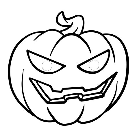 Pumpkin Halloween Mask Templates - 15 Free PDF Printables | Printablee