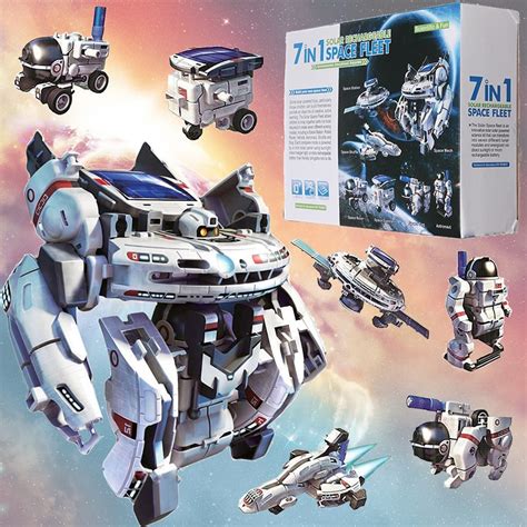 Конструктор на солнечной батарее Космический флот 7 в 1 Solar ...